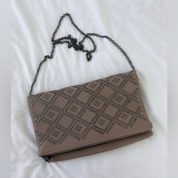 Urban Expressions Crossbody with Studded Design & Chain Strap - Picture 2 of 9